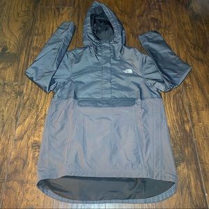 The North Face Women's Quarter Zip Jacket Size Medium Side Zipper Gray Black